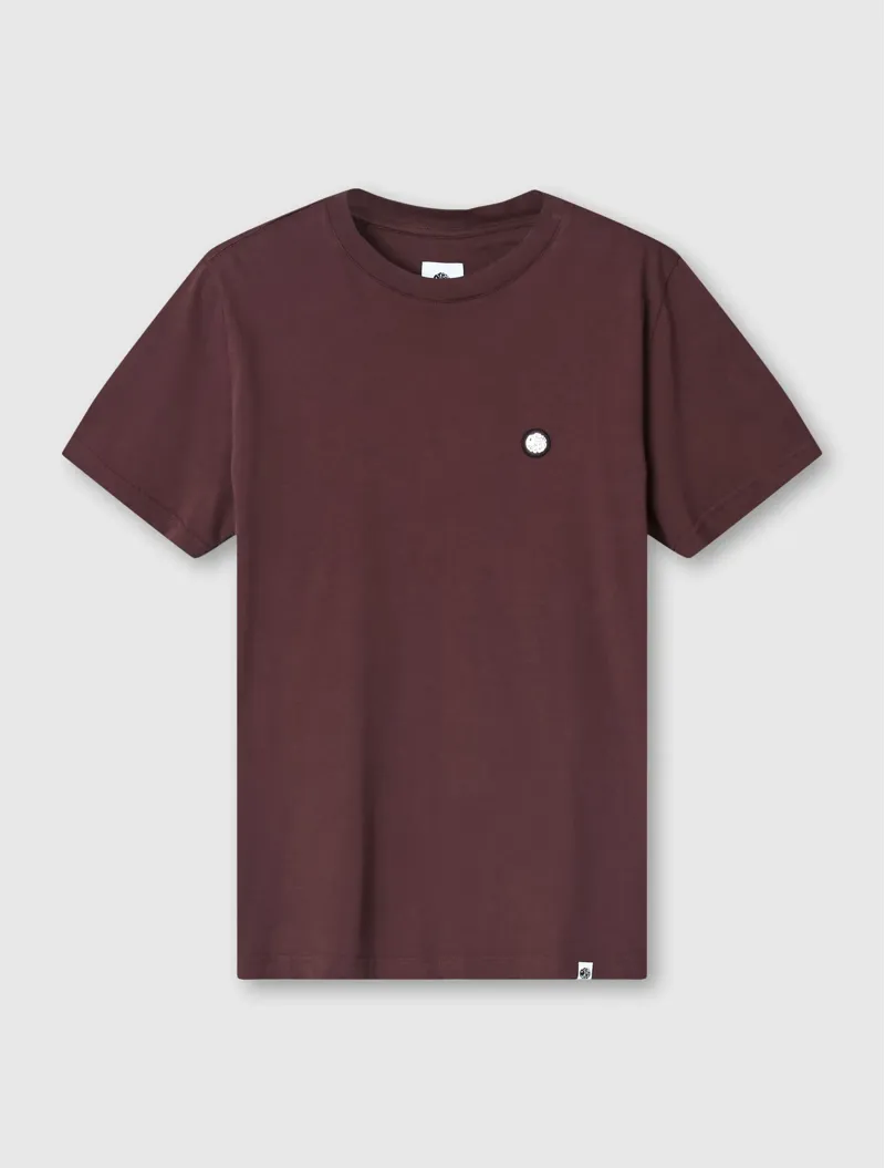 Pretty Green Mitchell T-shirt Burgundy XXL ONLY-4