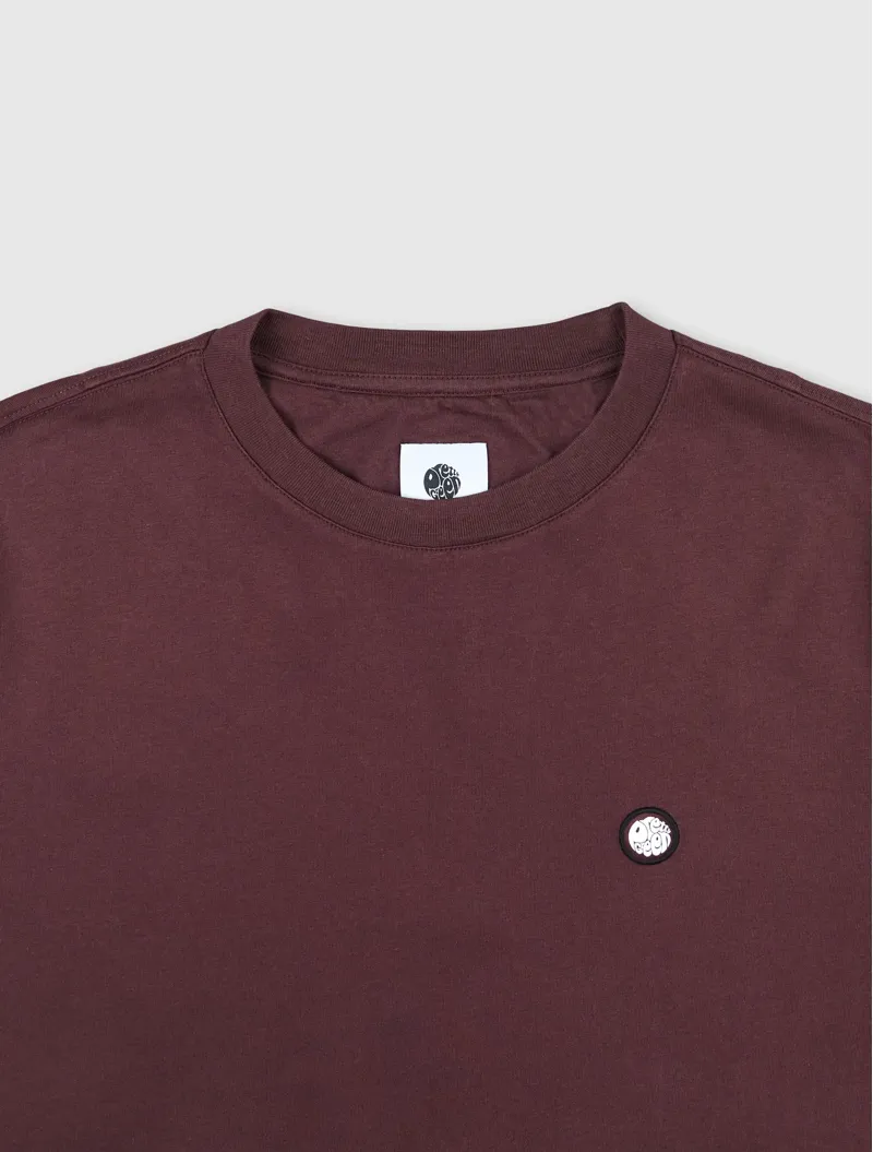 Pretty Green Mitchell T-shirt Burgundy XXL ONLY-3