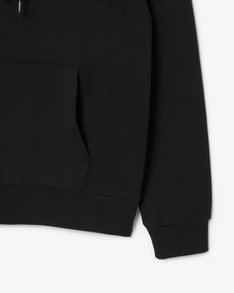 Lacoste Colour Block Fleece Hoodie Black-5