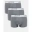 Lacoste Cotton Stretch Trunk 3 Pack Grey