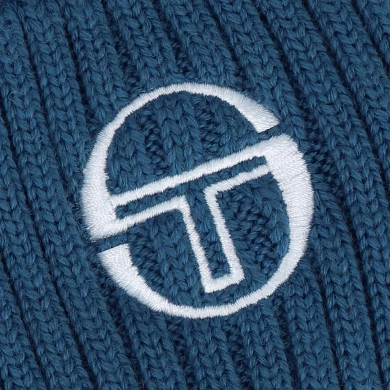 Sergio Tacchini Seppi Turn Up Beanie Indigo-1