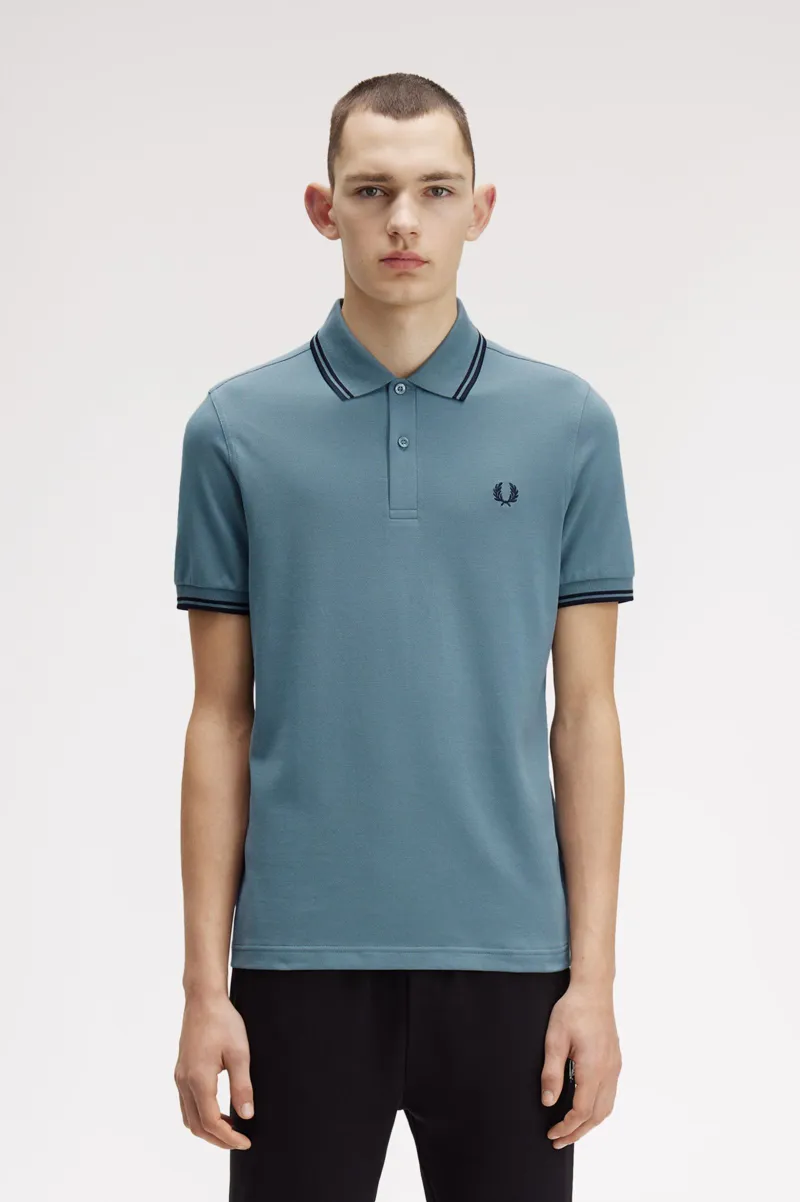 Fred Perry M3600-Z56 Polo T-shirt Stockport Blue / Navy-2