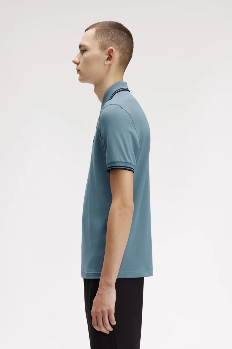 Fred Perry M3600-Z56 Polo T-shirt Stockport Blue / Navy-3