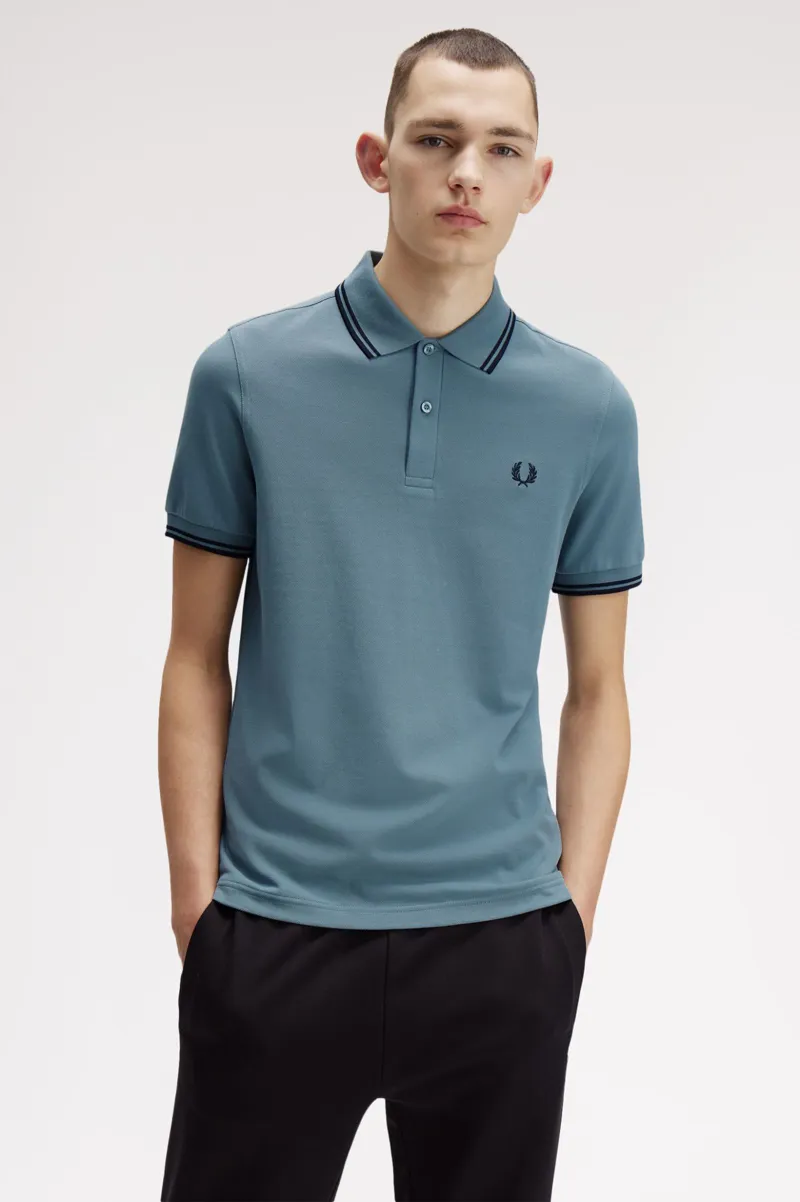 Fred Perry M3600-Z56 Polo T-shirt Stockport Blue / Navy-4