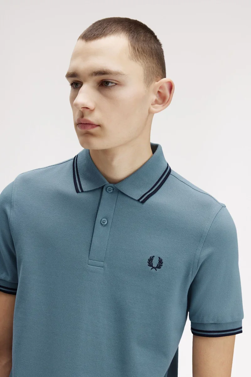 Fred Perry M3600-Z56 Polo T-shirt Stockport Blue / Navy-5
