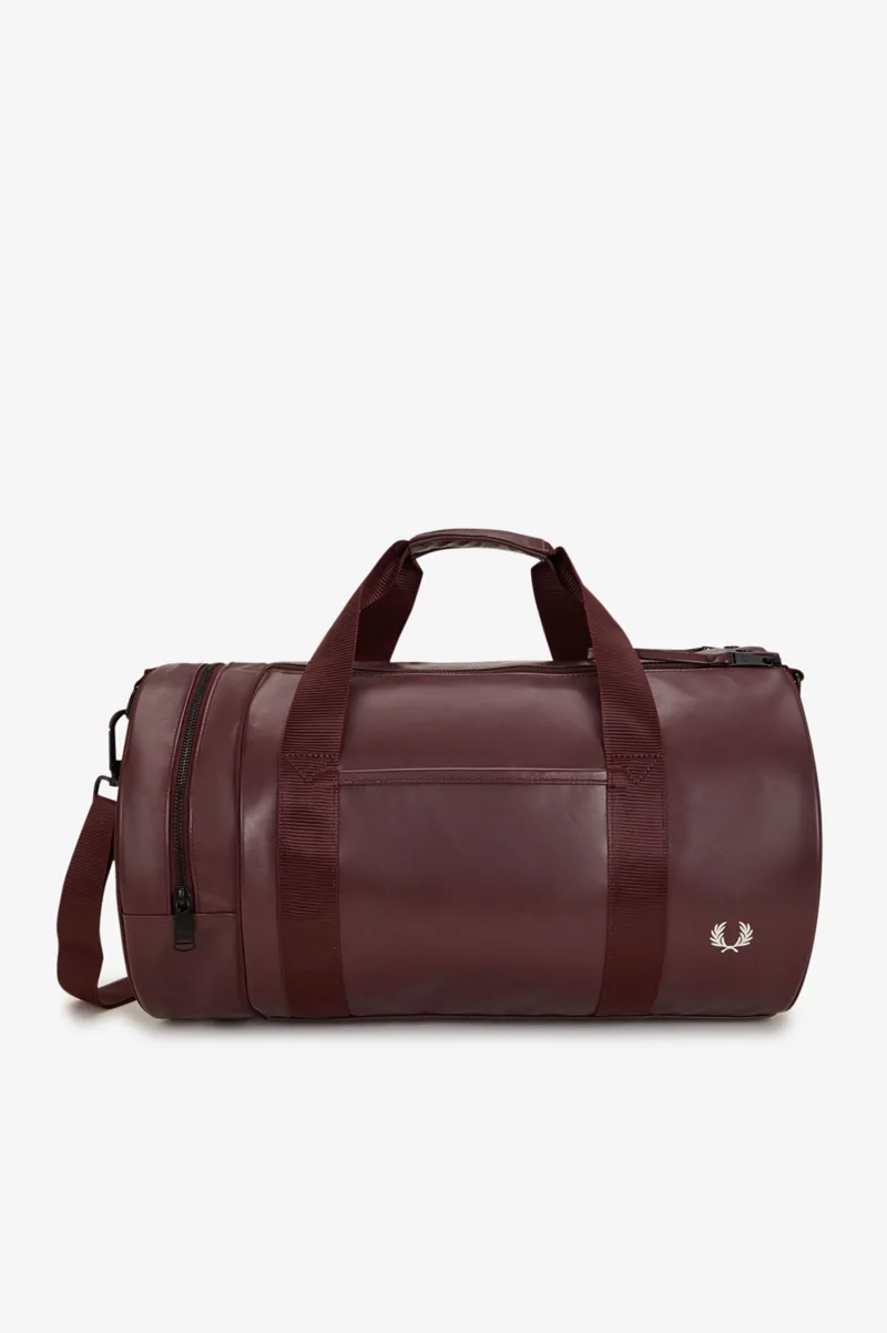 Fred Perry Tonal Barrel Bag Oxblood-4