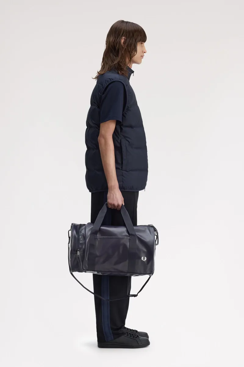 Fred Perry Tonal Barrel Bag Navy-2