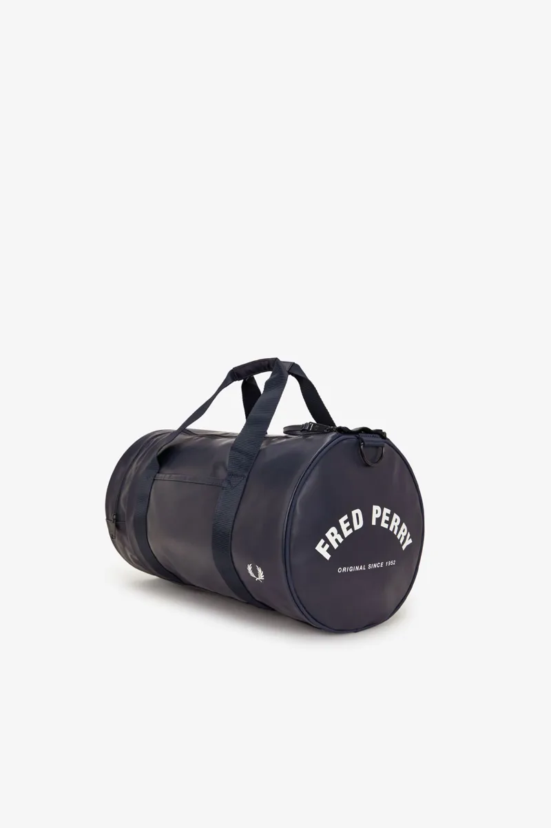 Fred Perry Tonal Barrel Bag Navy-5