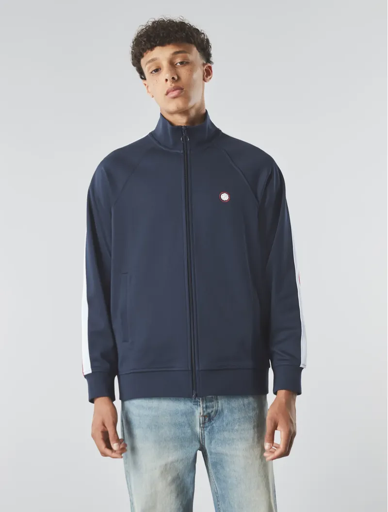 Pretty Green Tilby Tape Track Top Navy XXL ONLY-1