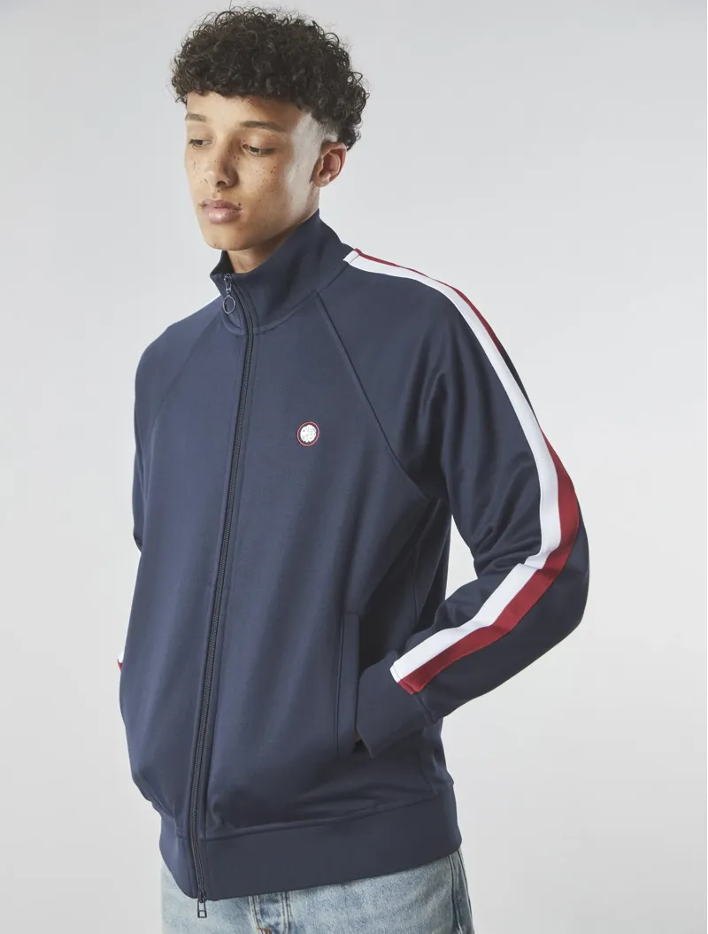 Pretty Green Tilby Tape Track Top Navy XXL ONLY-3