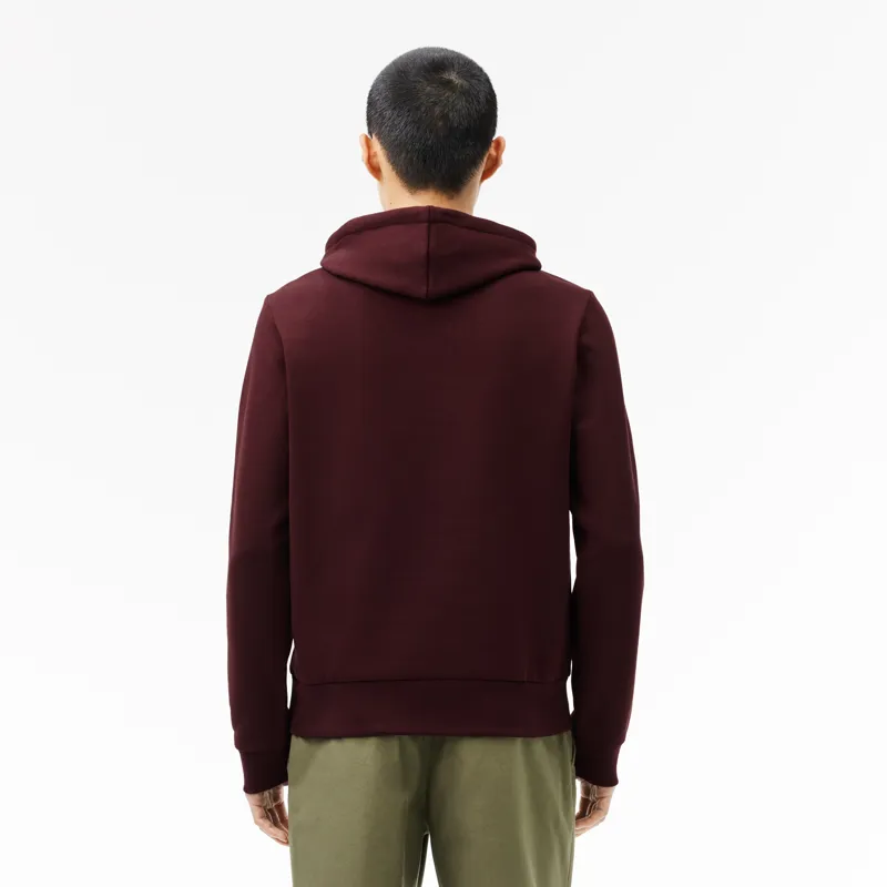 Lacoste Classic Fit Overhead Hoodie Bordeaux XXXL ONLY-2