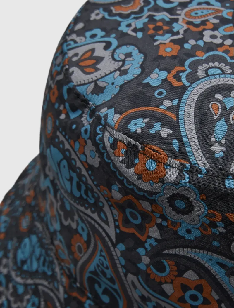 Pretty Green Reversible Wonderwall Bucket Hat Dark Grey-4