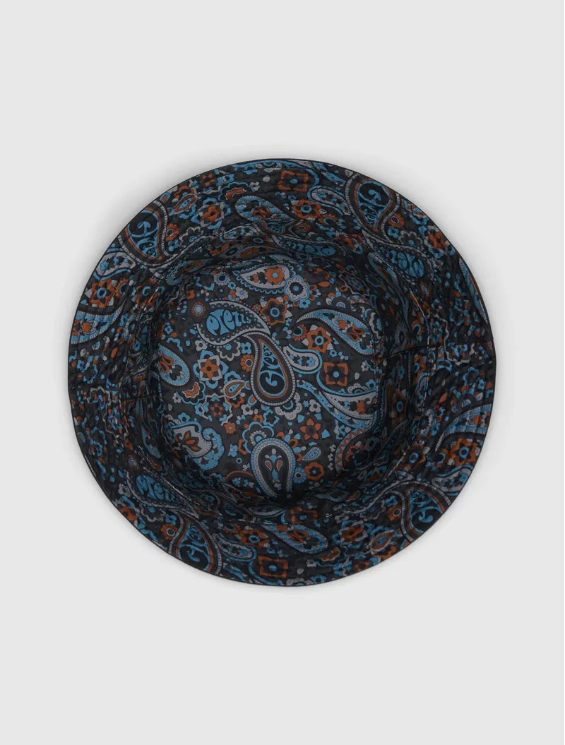 Pretty Green Reversible Wonderwall Bucket Hat Dark Grey-5