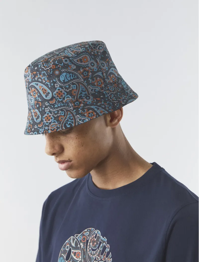 Pretty Green Reversible Wonderwall Bucket Hat Dark Grey-7