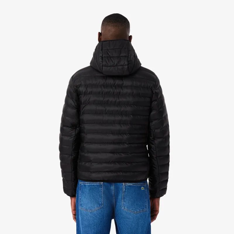 Lacoste Quilted Puffer Jacket Black-4