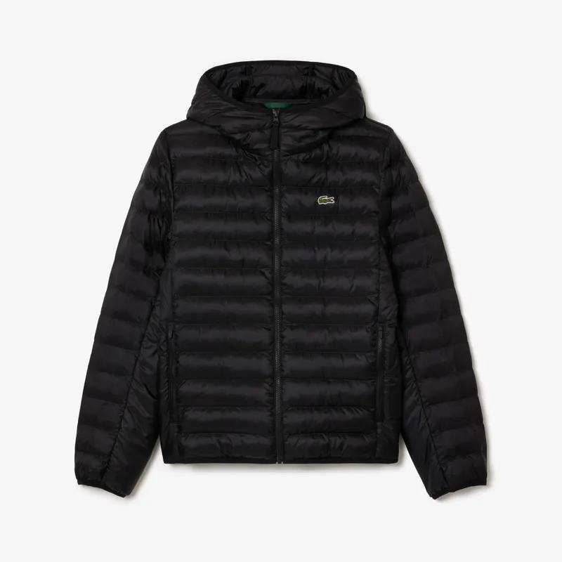 Lacoste Quilted Puffer Jacket Black-8