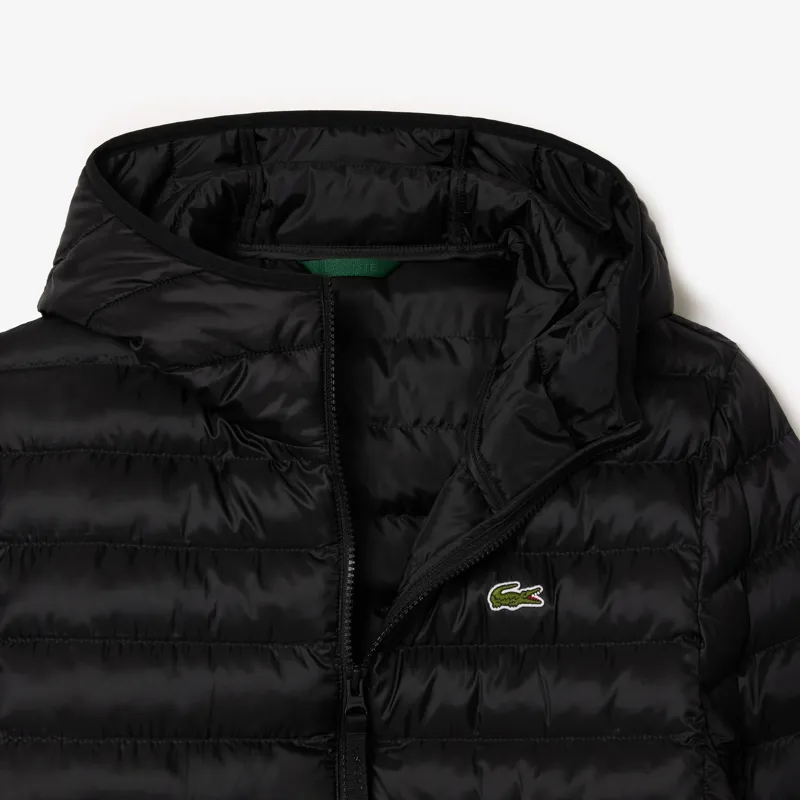 Lacoste Quilted Puffer Jacket Black-5