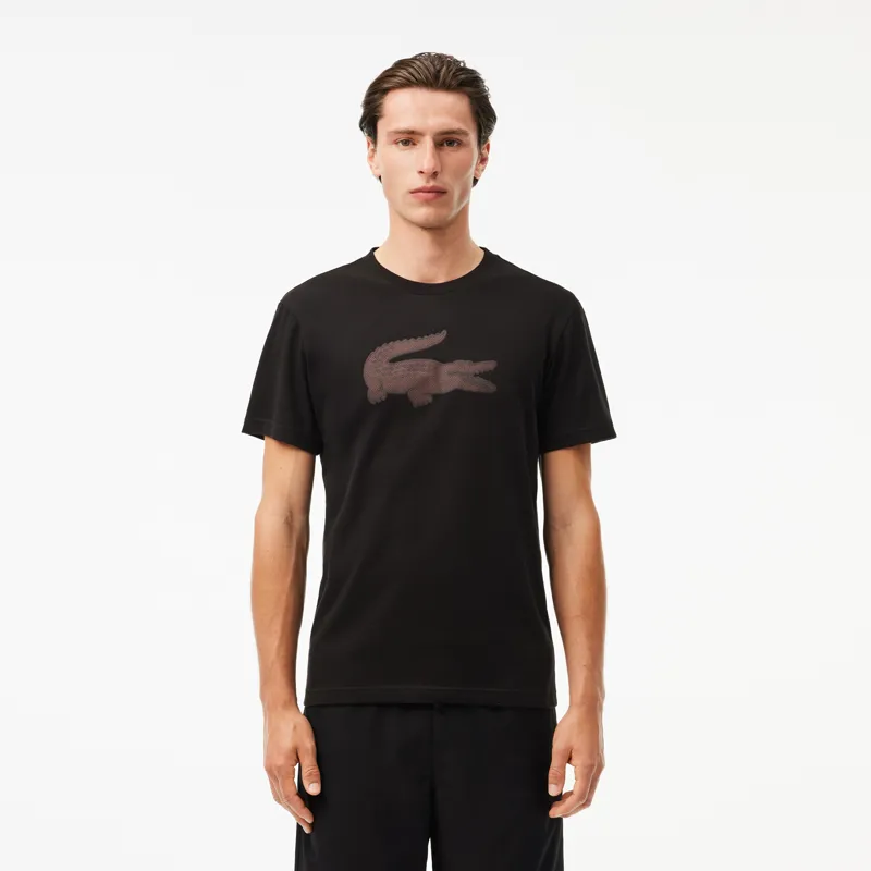 Lacoste 3D Crocodile T-shirt Black -1
