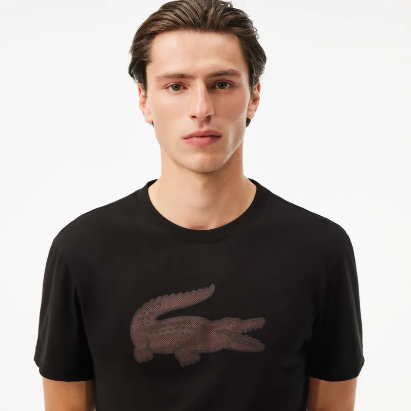 Lacoste 3D Crocodile T-shirt Black -3