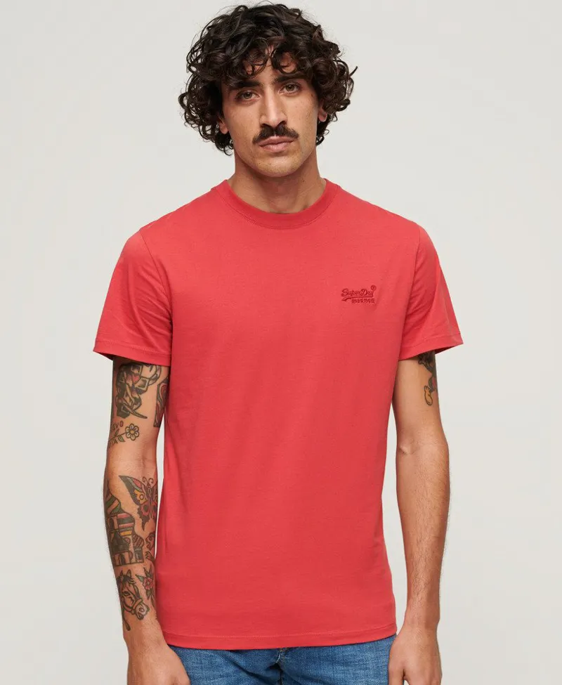 Superdry Embroidered Logo T-shirt Cardinal Red-1