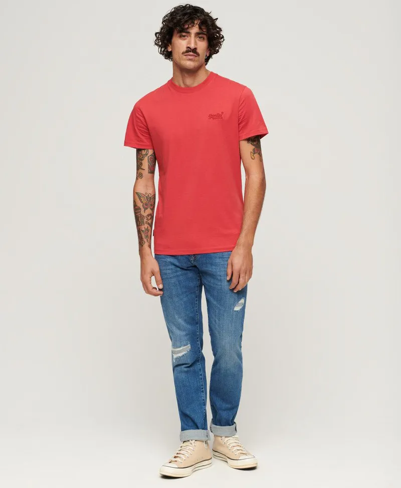 Superdry Embroidered Logo T-shirt Cardinal Red-4