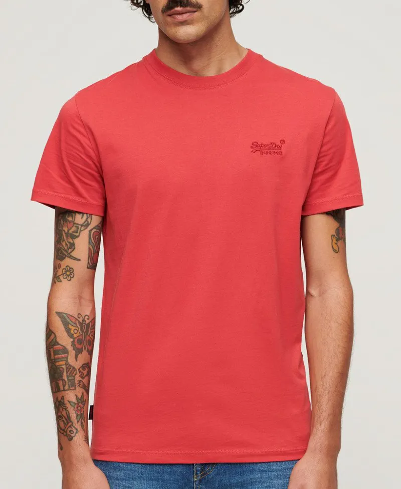 Superdry Embroidered Logo T-shirt Cardinal Red-5