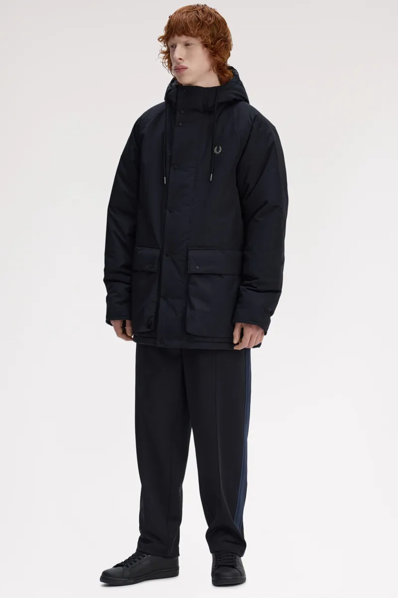 Fred Perry Padded Jacket Black-4