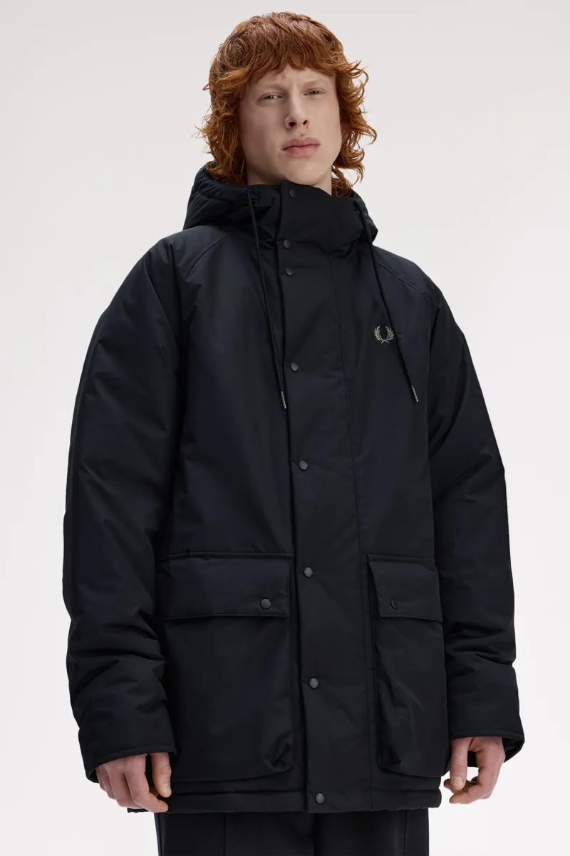 Fred Perry Padded Jacket Black-5