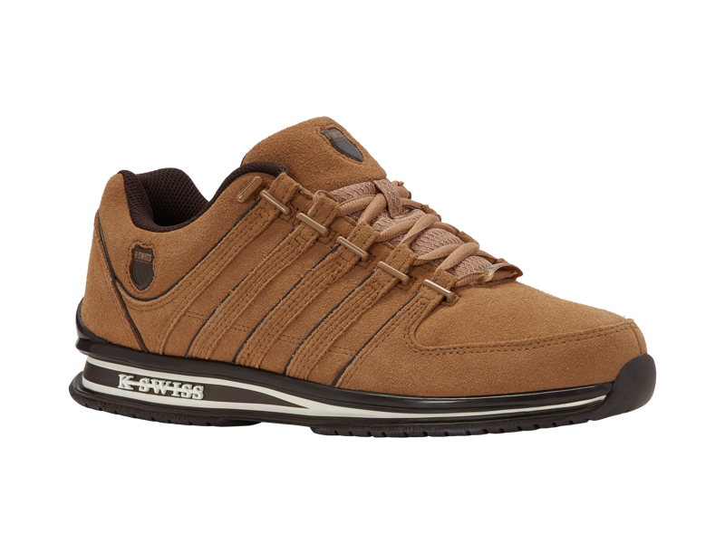 K Swiss Rinzler Indian Tan / Black Coffee/ Snow White-7