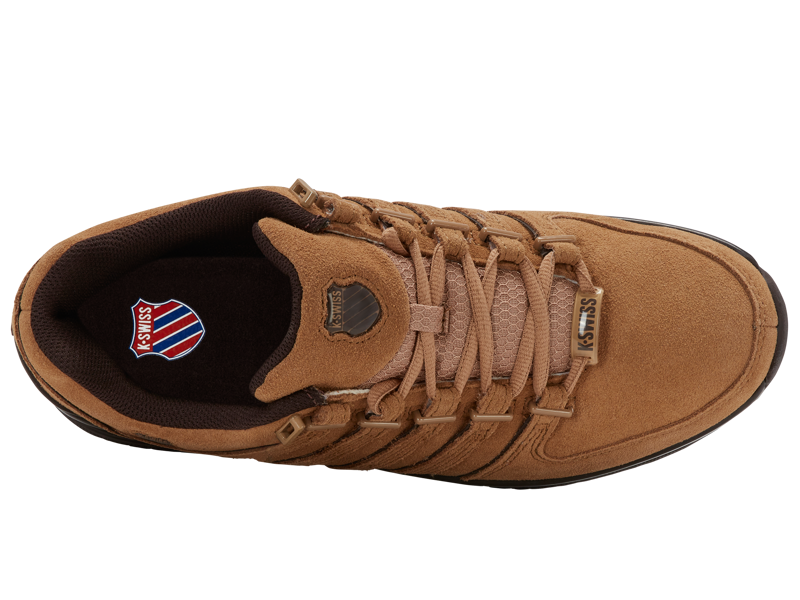 K Swiss Rinzler Indian Tan / Black Coffee/ Snow White-3
