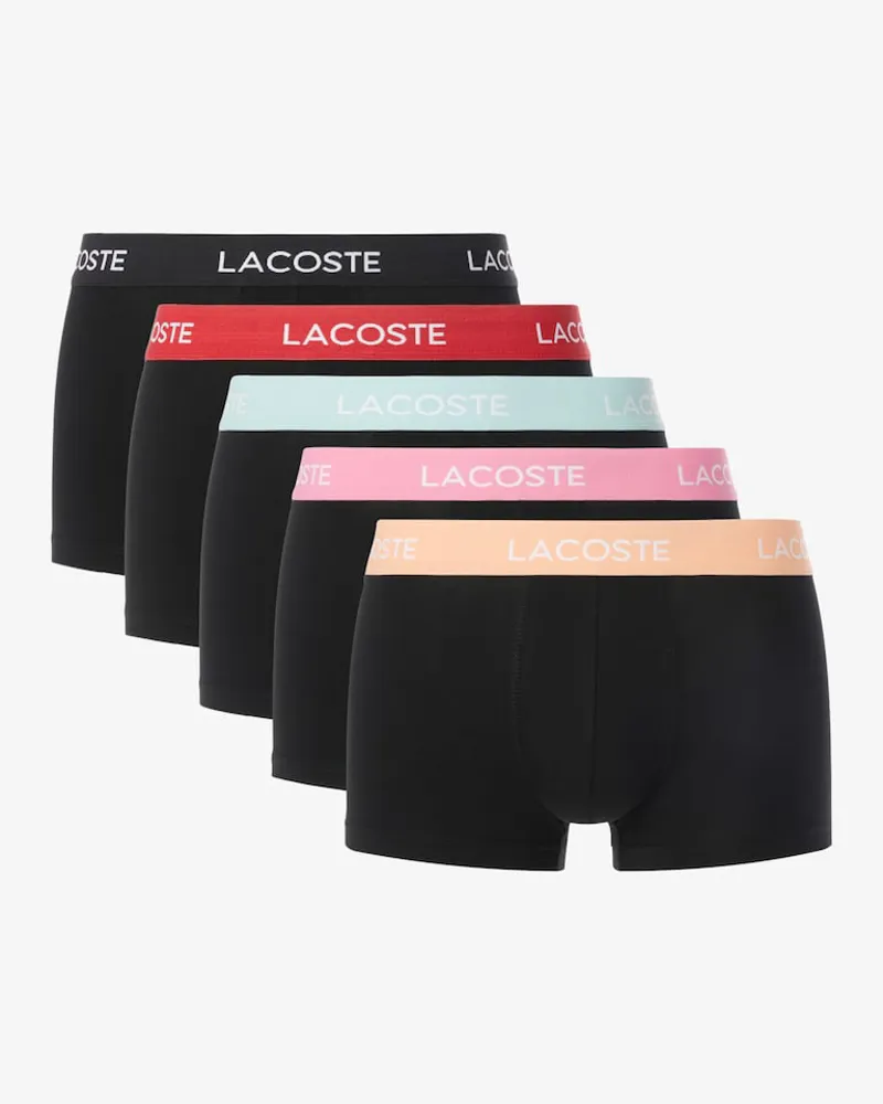 Lacoste 5-Pack Stretch Cotton Trunks Multicolour-8