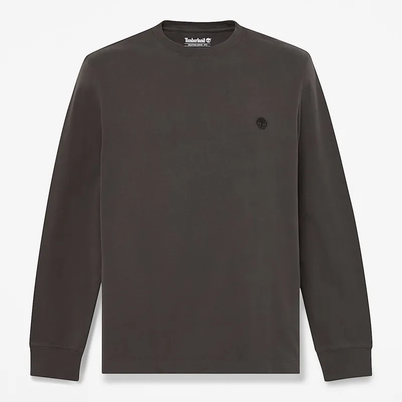 Timberland Dunstan River Slim Embroidered Long Sleeve T-Shirt Vintage -5
