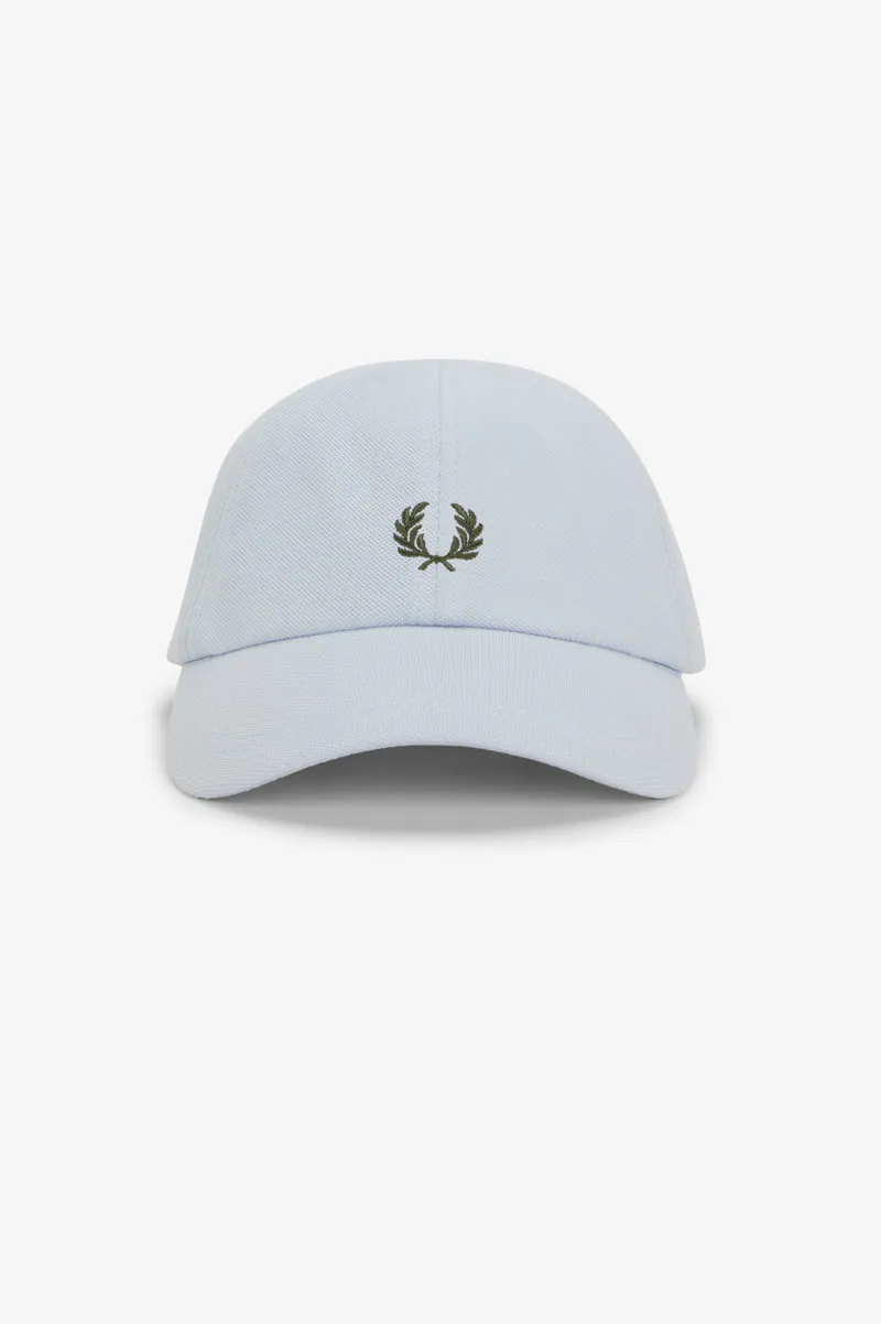 Fred Perry Piqué Classic Cap Dusky Blue-2
