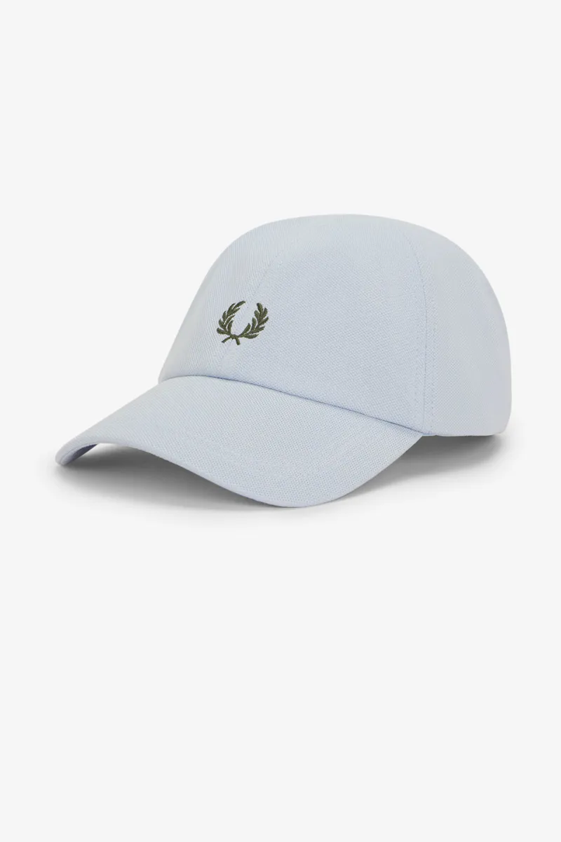 Fred Perry Piqué Classic Cap Dusky Blue-6
