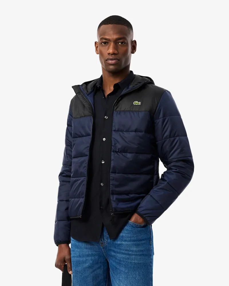 Lacoste Water-Repellent Quilted Puffer Navy / Black-2