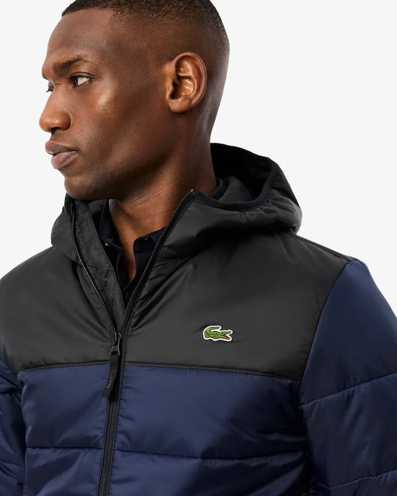 Lacoste Water-Repellent Quilted Puffer Navy / Black-3