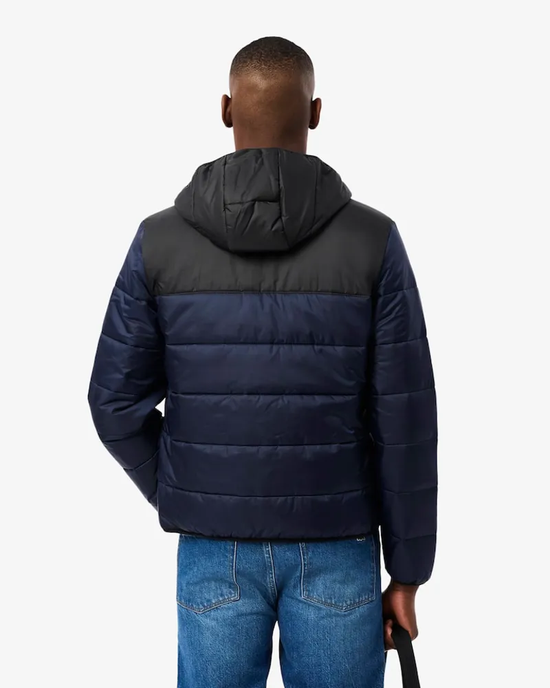 Lacoste Water-Repellent Quilted Puffer Navy / Black-4