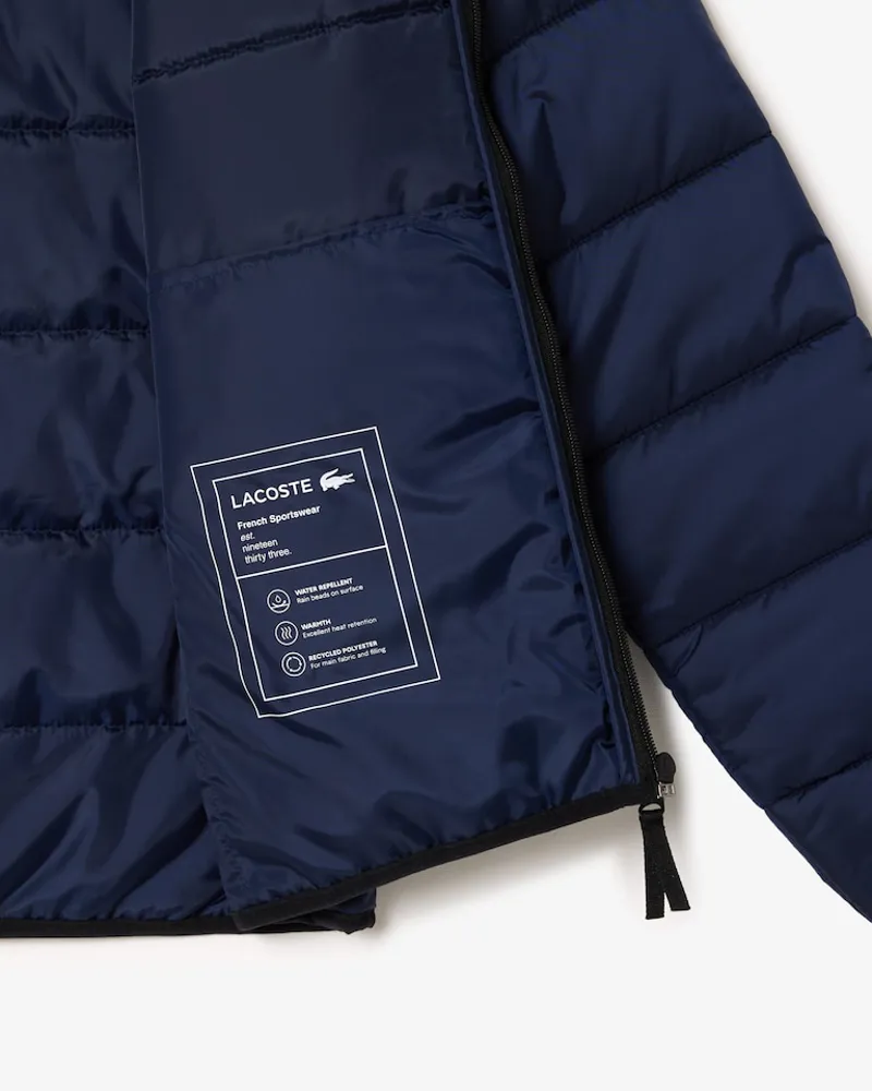 Lacoste Water-Repellent Quilted Puffer Navy / Black-6