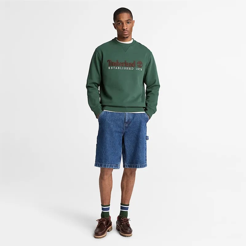 Timberland established 1973 embroidered logo sweatshirt-3