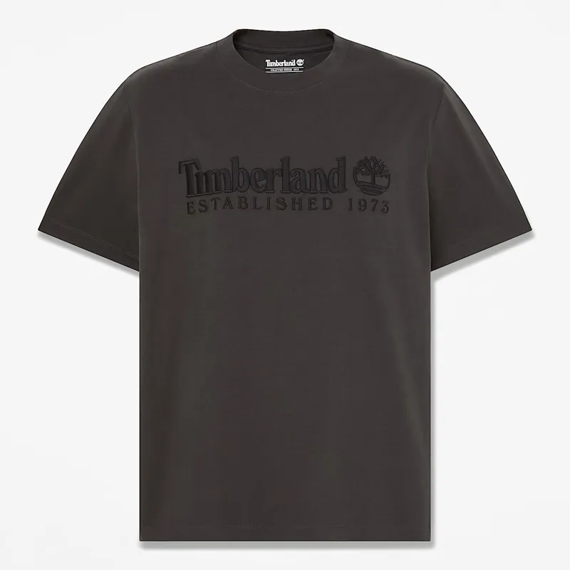 Timberland Established 1973 Embroidered Short Sleeve T-Shirt Vintage-4