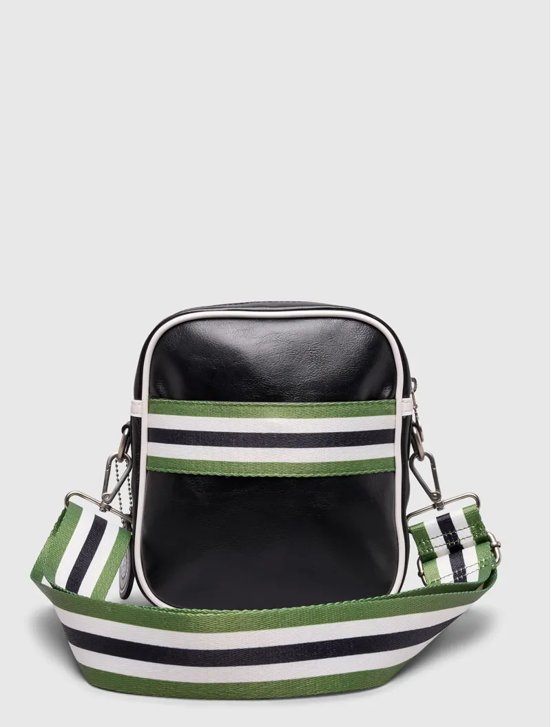 Pretty Green Live Forever Crossbody Bag Black-3