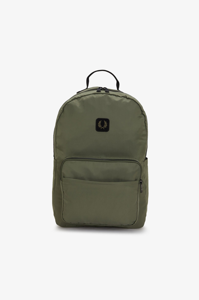 Fred Perry Crinkle Nylon Backpack Green-7