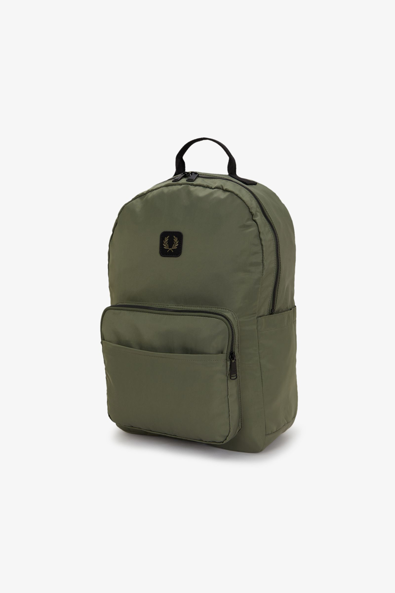 Fred Perry Crinkle Nylon Backpack Green-4