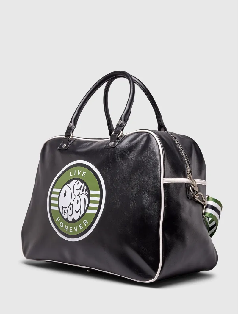 Pretty Green Live Forever Holdall Black-1