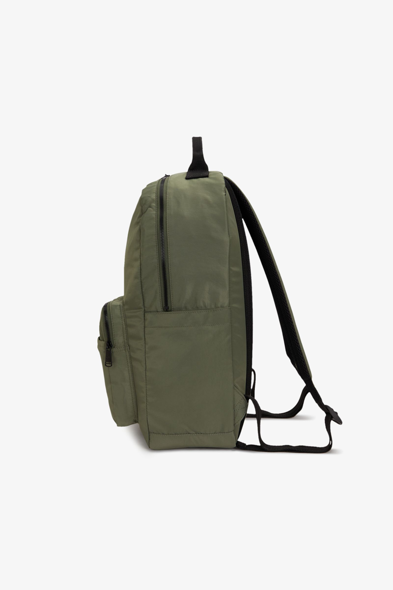 Fred Perry Crinkle Nylon Backpack Green-3