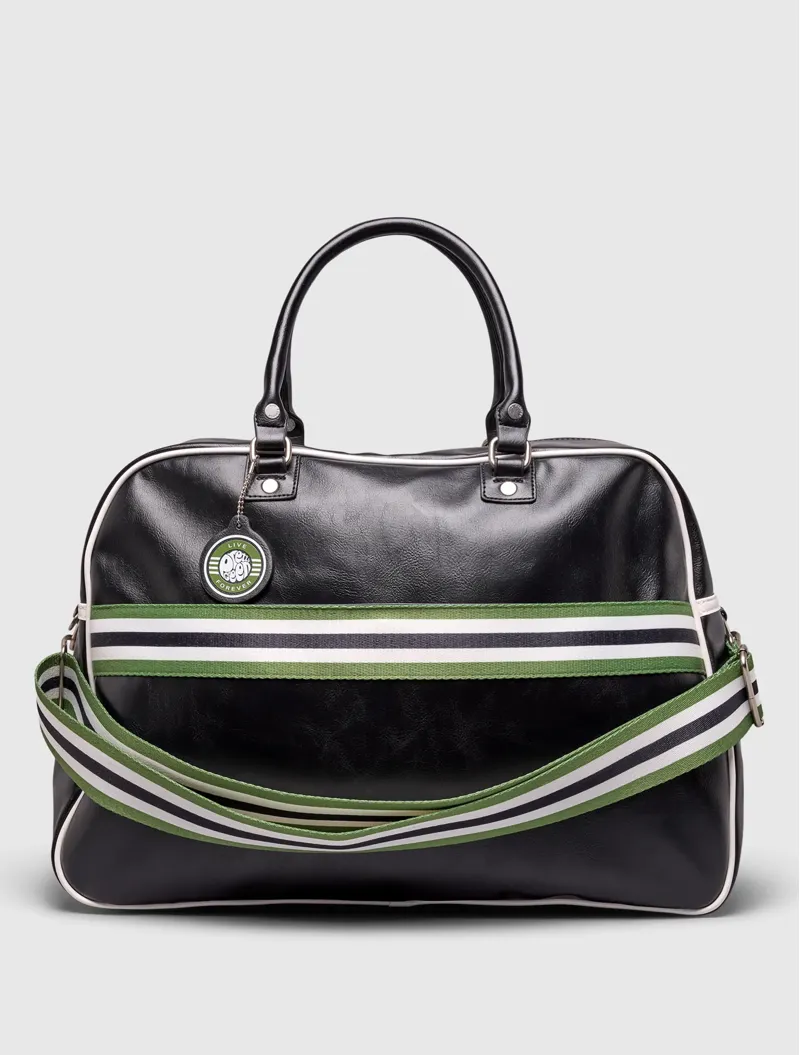 Pretty Green Live Forever Holdall Black-4