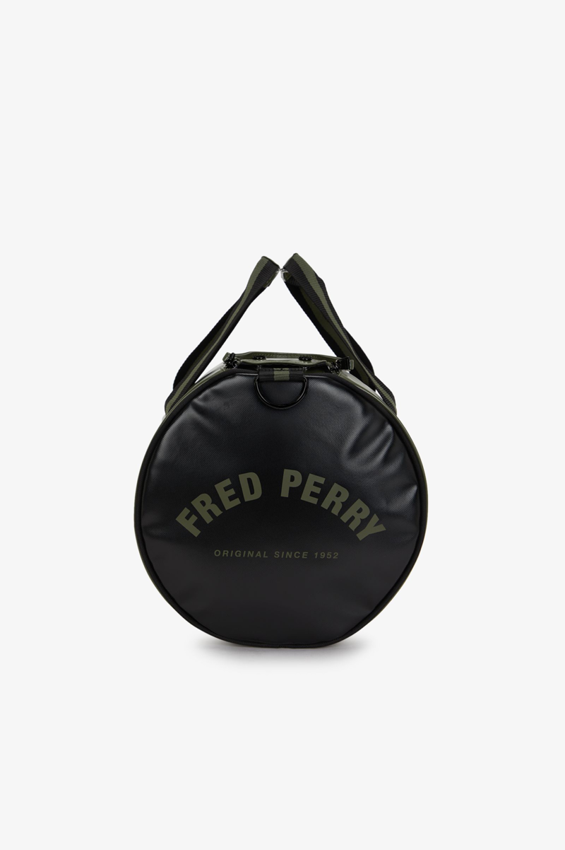 Fred Perry L7255-Z50 Classic Barrel Bag Laurel Wreath Green/Black-6