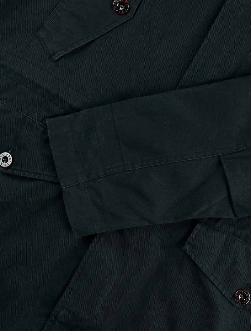 Pretty Green Cassette Parka Black-5