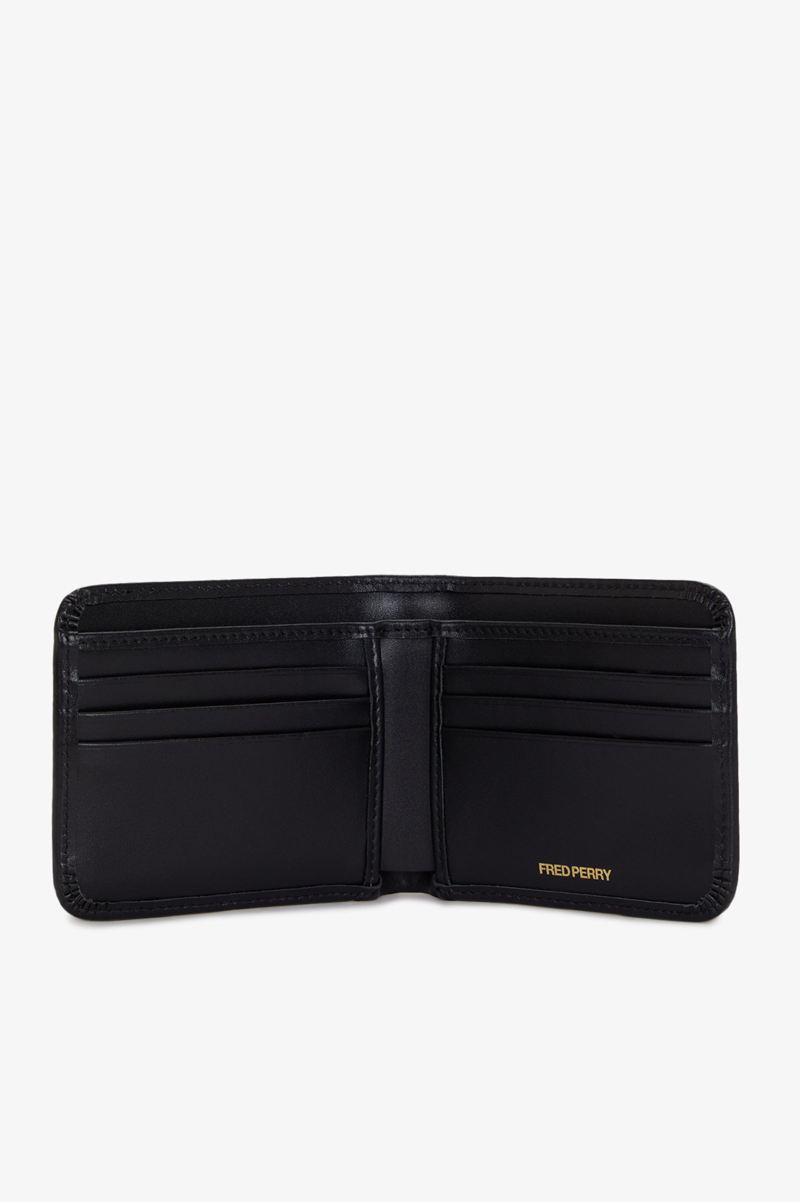 Fred Perry L3349 - 102 Smooth Leather Billfold Wallet-2