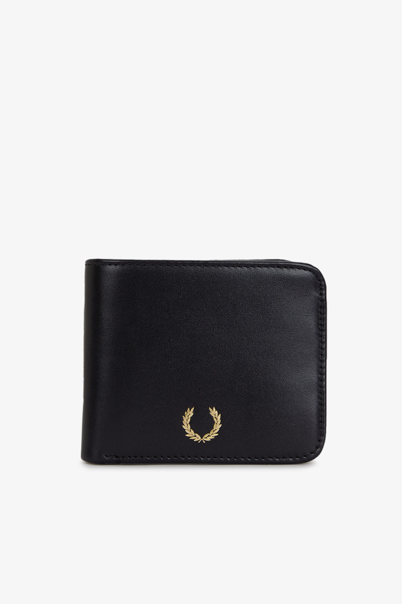 Fred Perry L3349 - 102 Smooth Leather Billfold Wallet-4